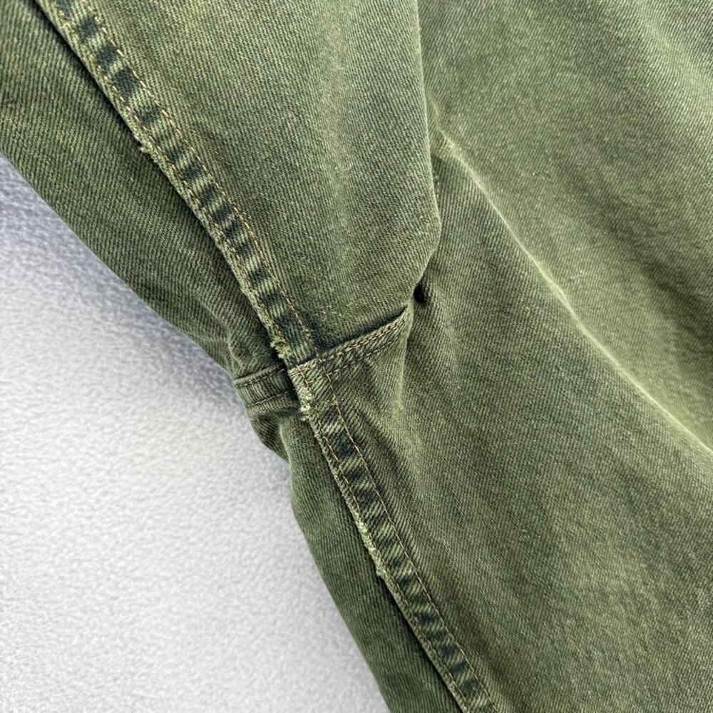 Vintage Levis Jeans Men's 34x32 Fits 32x31 Green Made In USA Relaxed Taper 90s - Picture 10 of 14